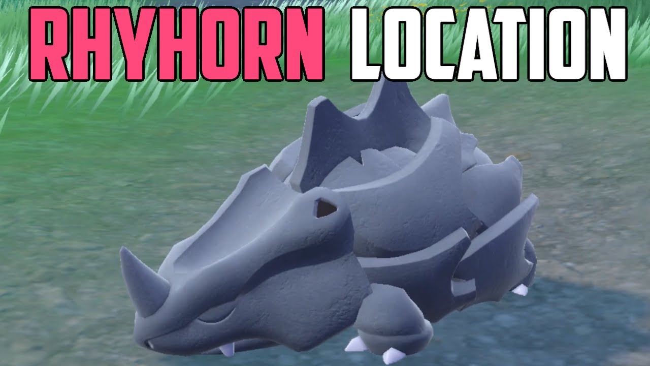 How to Catch Rhyhorn - Pokémon Scarlet & Violet (DLC) - YouTube