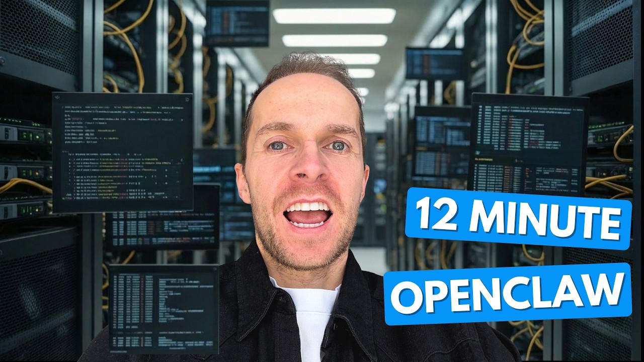OpenClaw Setup in 12 Minutes - No Cuts, One Take. - YouTube