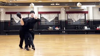 社交ダンス 練習風景】Tango 2023.3.10 社交ダンス@菅体ホール - YouTube