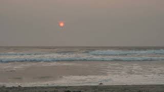 Slow motion clip of ocean waves at sunset | Free HD Video - no copyright screenshot 3