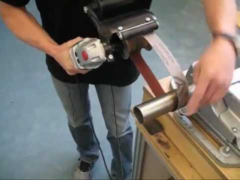 Video Đánh bóng ống inox, đánh xước ống inox với SE12-115 -... - youtube
