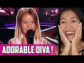 Daneliya Tuleshova - Stone Cold Reaction | Blind Audition The Voice Kids Ukraine Shocked The World!