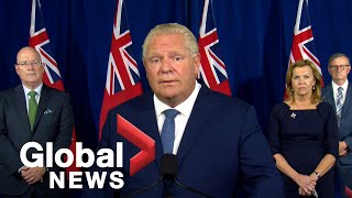 Coronavirus: Ford announces hefty fines for breaking social gathering limits in Ontario