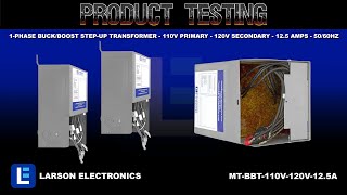 1-Phase Buck/Boost Step-Up Transformer - 110V Primary - 120V Secondary - 12.5 Amps - 50/60Hz