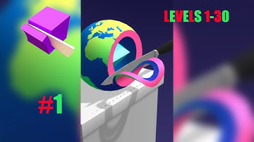 ASMR Slicing Gameplay Walkthrough Levels 1-30 l(Playing On Pc) #1