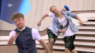 DDC Breakdance mit ihrem Lederhosen-Breakdance - ZDF-Fernsehgarten am 23. September 2018