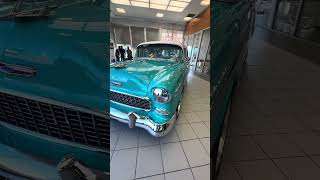 This Chevrolet Bel air 1955 just came in, and was traded to us. #chev #classic