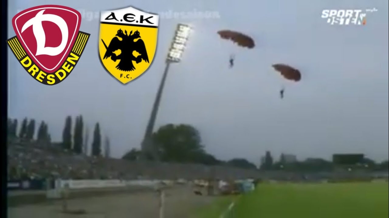 SG Dynamo Dresden : AEK Athen Europapokal d. Landesmeister 1989/90 1.Runde 27.09.1989