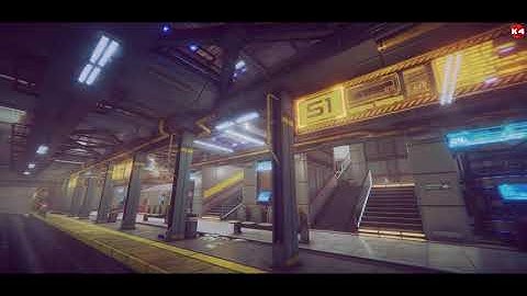 Dark City 2 (subway update) + Aura volumetric light