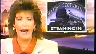 Flying Scotsman Arrives In Wa News Clip Compilation 17Th Sept 1989