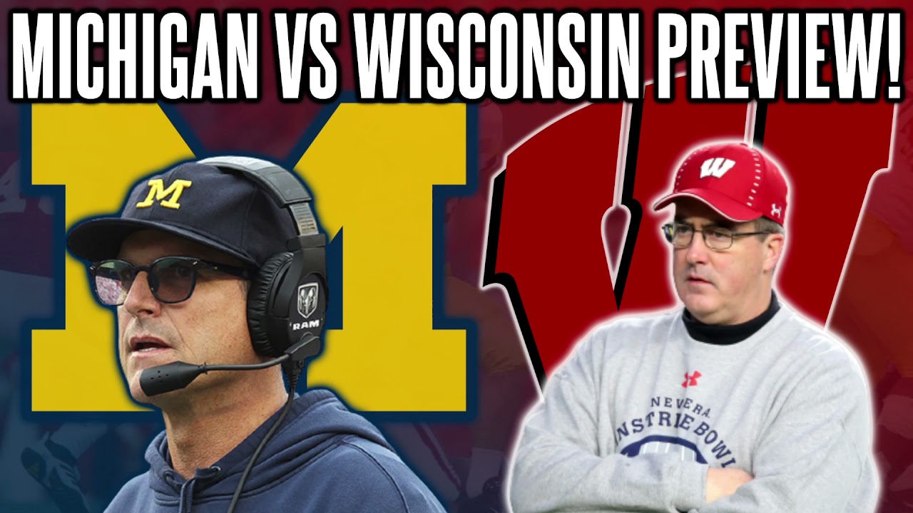 MICHIGAN VS WISCONSIN COLLEGE FOOTBALL PREVIEW + PREDICTION! Win Big