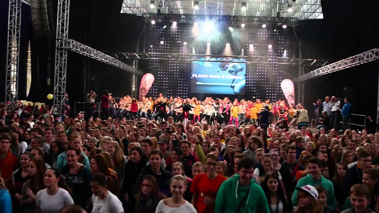 Flashmob s Geňou - veletrh DANCE Life Expo 2014