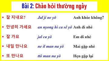 [Bài 2: Cách Chào Hỏi Thường Ngày | 평소의 인사] | TIẾNG HÀN GIAO TIẾP CƠ BẢN