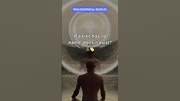 Do Trees Need Names to Exist? | #games #philosophy #trending