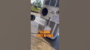 Cleaning Dirty Air Filter —Portable AC Unit. When in doubt, don’t spray the coils.