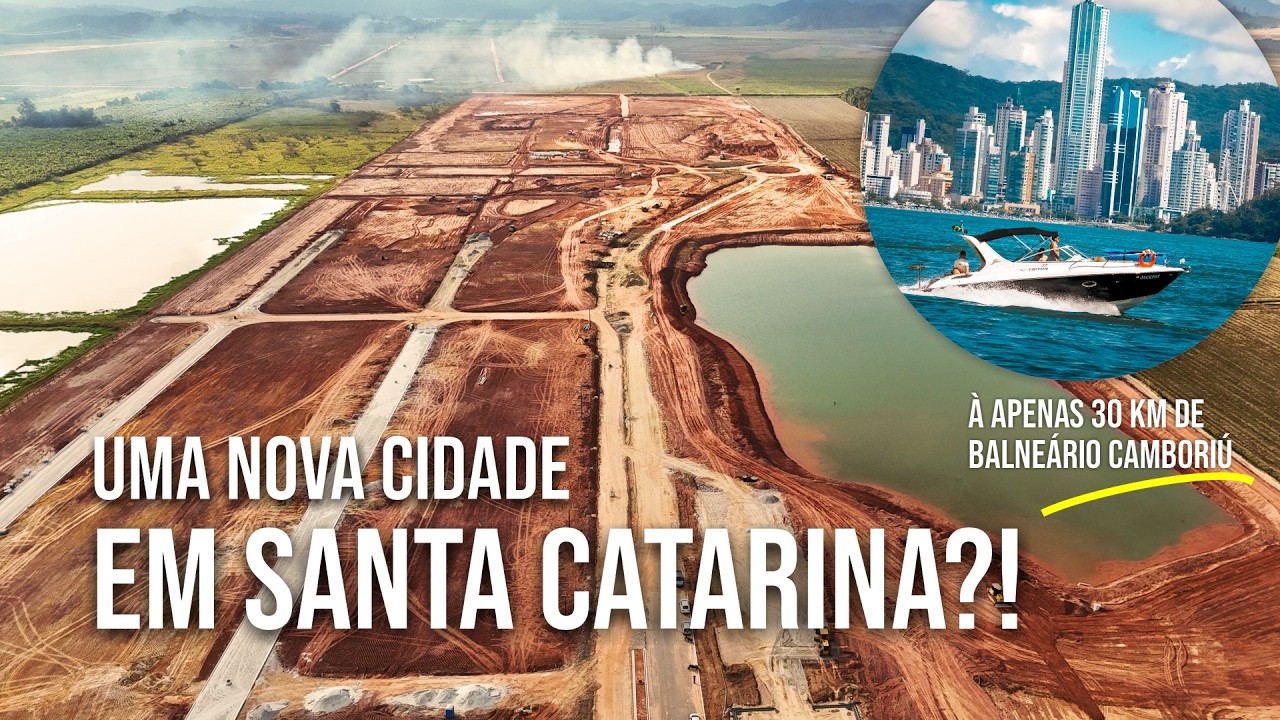 Uma NOVA CIDADE em Santa Catarina?!🔥INVISTA no começo! (atualizado)