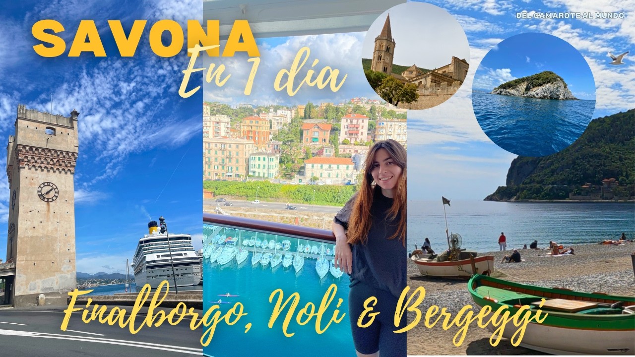 Qué ver en Savona en 1 día desde crucero 🚢 Ruta por libre + Finalborgo, Noli y Bergeggi