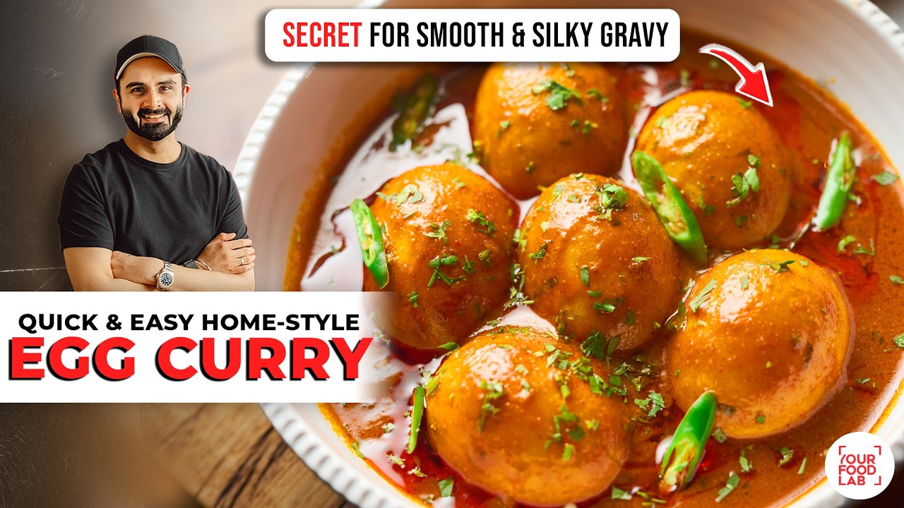 BEST EGG CURRY RECIPE | Quick & Easy Home-Style Gravy | अंडा करी बनाने का आसान तरीका | Sanjyot Keer