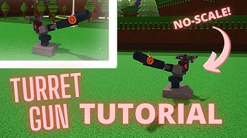 *No Scale Required* How to make a simple turret in build a boat for treasure!