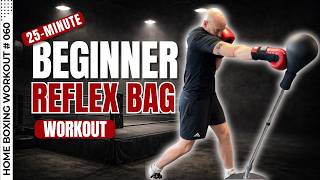 25 Min Beginner Reflex Bag Workout | Boxing Drills for Timing, Speed & Accuracy Profile