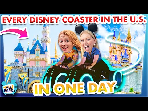 Riding EVERY Disney Rollercoaster In North America in ONE DAY