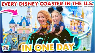 Riding EVERY Disney Rollercoaster In North America in ONE DAY