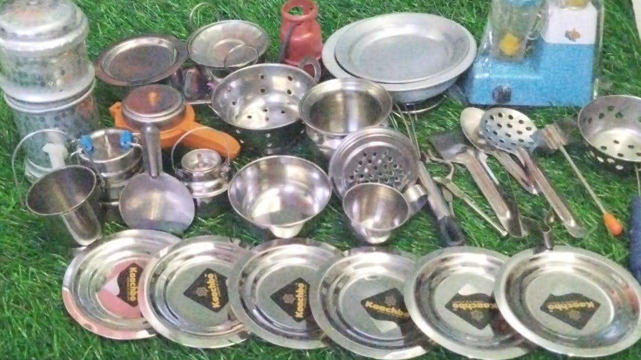 Unboxing Mini Kitchen Set Steel How To Unboxing Mini Kitchen Set Steel YouTube