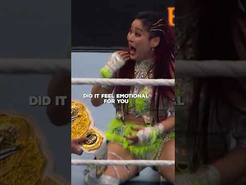 Video IYO SKY Got Emotional After WM41