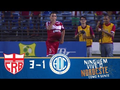 Melhores Momentos - CRB 3 x 1 Confiança - Copa do Nordeste (01/02/2018)