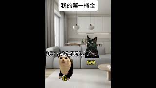 你们的第一桶金都是怎么来的？#有趣 #猫meme #猫meme剧场 #内容过于真实  #故事 #貓 #猫猫meme小剧场 #喵不可言