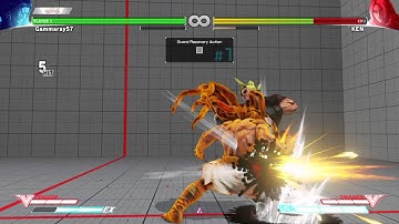 STREET FIGHTER V BETA: Necalli reversal DP punish