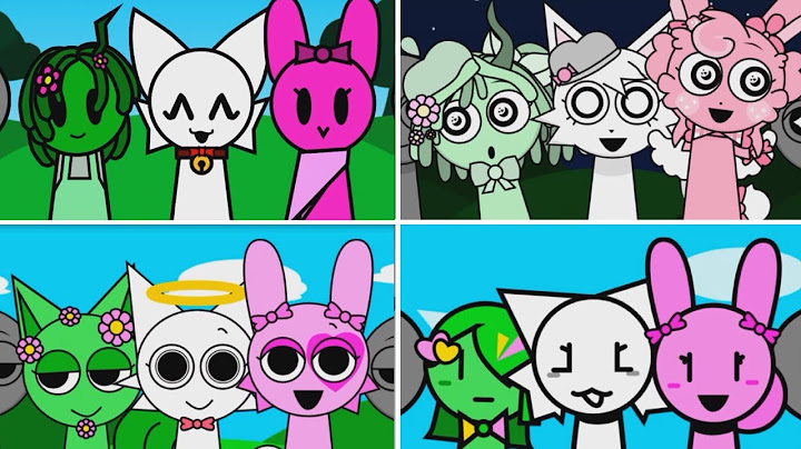 💚🤍🩷Incredibox - Sprunki but ONLY SPRUNKI GIRLS TRIO in Different Mods #sprunki #sprunkiincredibox