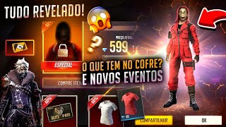 REVELADO O QUE TEM NO COFRE, CAMISAS DE TIMES NA RECARGA, LOJA MISTERIOSA 10.0 E MAIS - FREE FIRE