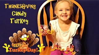 How to Make Thanksgiving Turkey Candy Crafts!!!