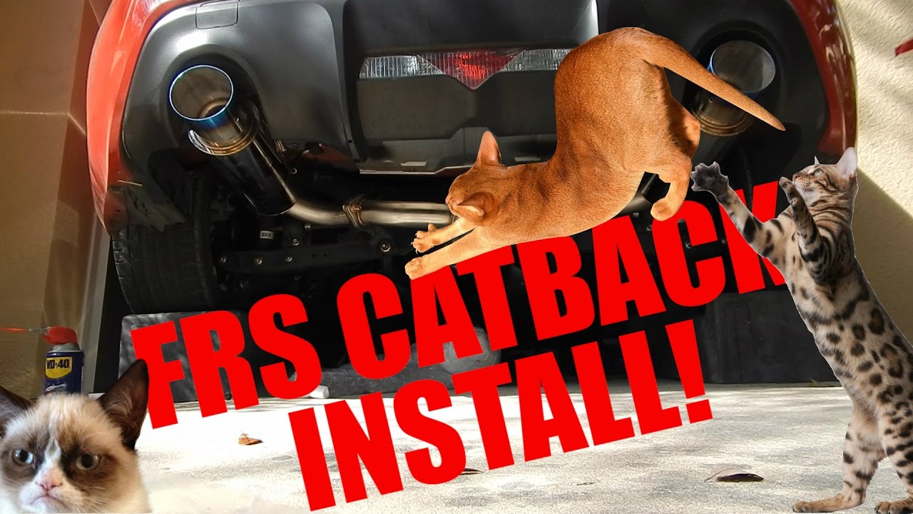 How To Install Spec D Tuning Catback Exhaust On FRS YouTube