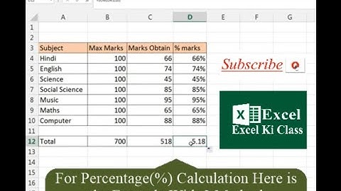 How to Calculate Percentage(%) Formula with Shortcut Keys ! Percentage Formula in #excel #exceltrick