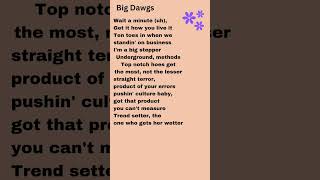 Hanumankind Big Dawgs lyrics #hanumankind #lyrics