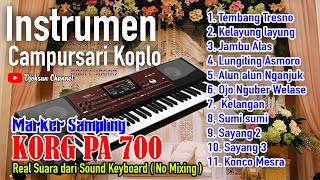 Instrument Koplo Campursari |  Sampling KORG PA700 | real suara sound keyboard (No Mixing)