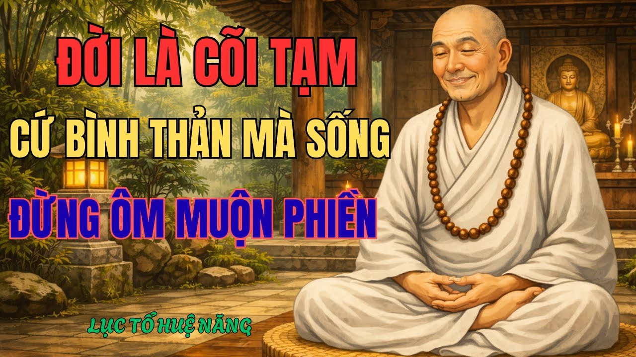 ĐỜI LÀ CÕI TẠM – CỨ BÌNH THẢN MÀ SỐNG, ĐỪNG LO LẮNG ÔM MUỘN PHIỀN KHÔNG ĐÁNG