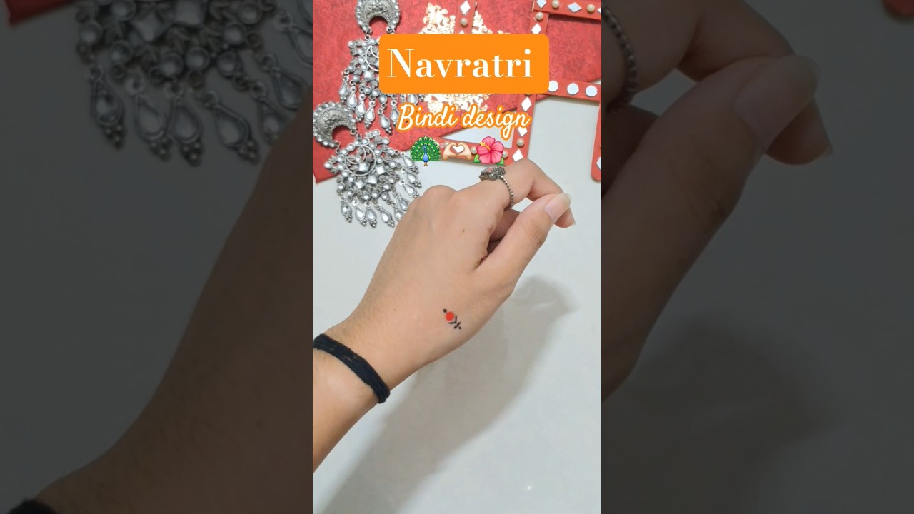 Navratri Bindi Hack |Easy Festive Look Idea 2025 
