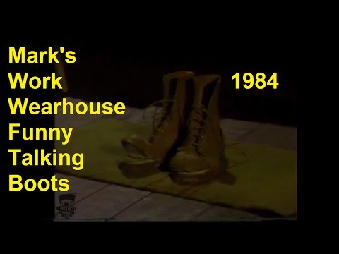 Funny Mark's Work Wearhouse Talking Boots TV Commercial 1984