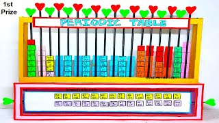 periodic table working model 3d - diy - chemistry model - science project | howtofunda @craftpiller Net Worth