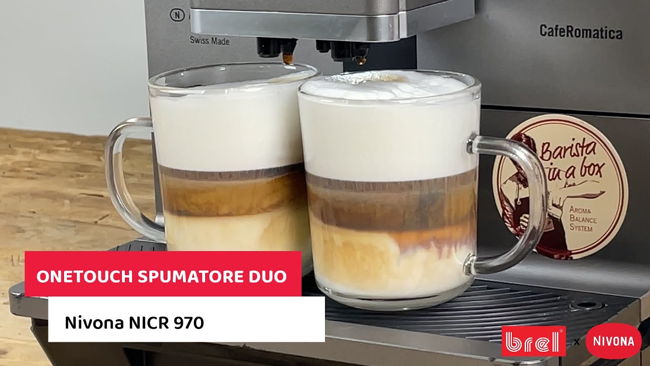 OneTouch Spumatore Duo NIVONA NICR 970, NICR 960 a NICR 965