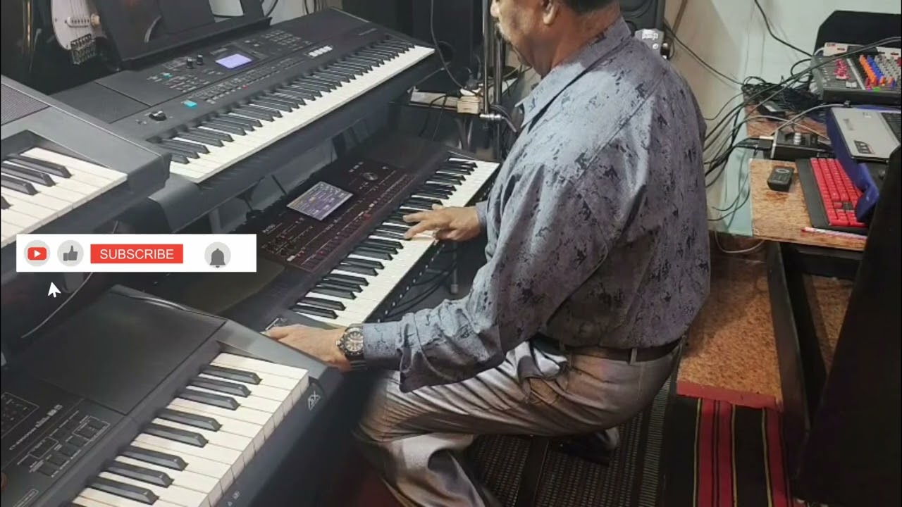 Kanne Kalaimane - Moondram Pirai - Instrumental Keyboard Music Cover 