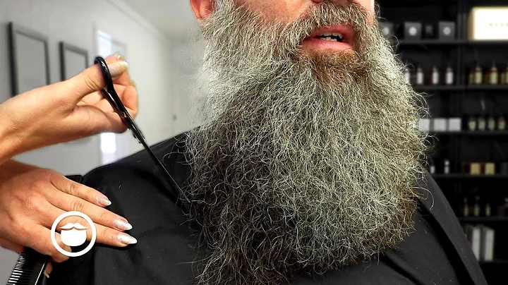 Young Man’s Incredible Grey Beard Gets Trimmed to Perfection - DayDayNews