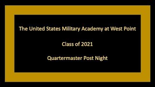 2021 Quartermaster Post Night - West Point