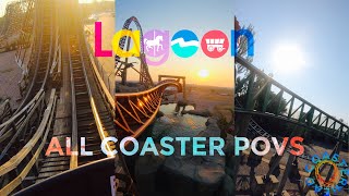 Lagoon {All Coasters} POV’s 2022 4K 60fps