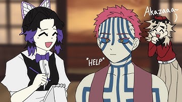 I tried to get the waiter’s attention by blinking in morse code // Kimetsu No Yaiba // DemonSlayer