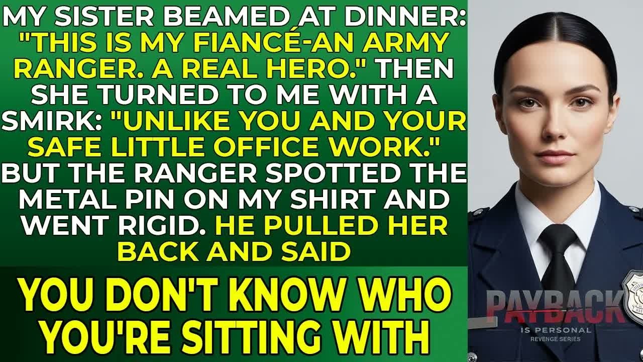 “She Bragged Her Fiancé Was The Real Hero—But He Saw My Pin And Lost His Composure…