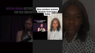 How modern women destroy marriages today? #shorts #blackmarriage #decimus  #modernwomen #marriage
